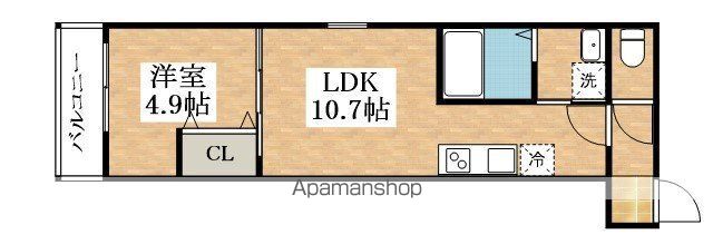 CHARME PARKSIDE Iの間取り写真
