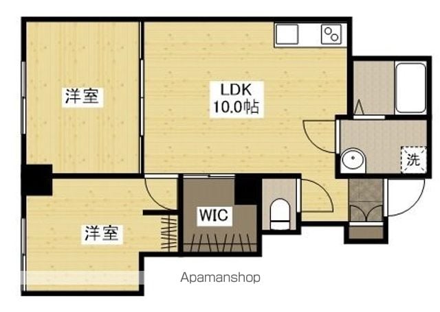 鷹野橋マンションの間取り写真