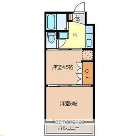 イーグルハイツ錦町の間取り写真