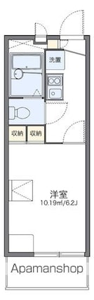 レオパレス富士見台[1K/19.87m2]の間取図