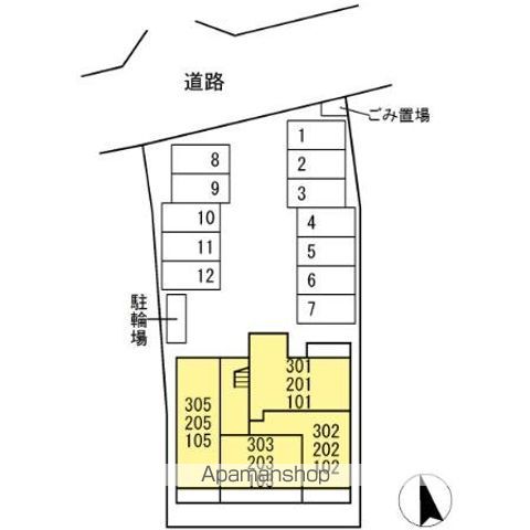 ＤーＲＯＯＭ岐南町八剣北 205 ｜ 岐阜県羽島郡岐南町八剣北４丁目12（賃貸アパート1LDK・2階・40.49㎡） その15