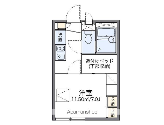 レオパレスコーポリッチIIの間取り写真