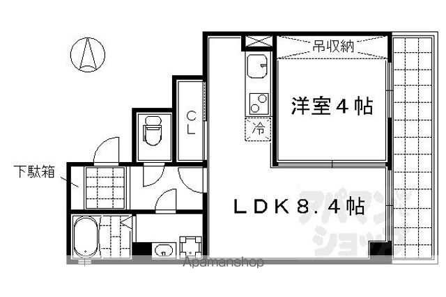 アイカーサ麩屋町の間取り写真