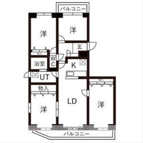 BRO北野の間取り写真