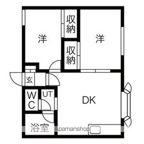 メゾンドヒル33の間取り写真