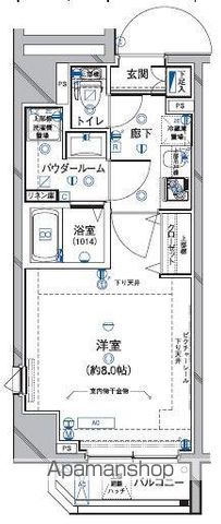 【ＡＲＴＥＳＳＩＭＯ　ＳＴＥＬＬＡの間取り】