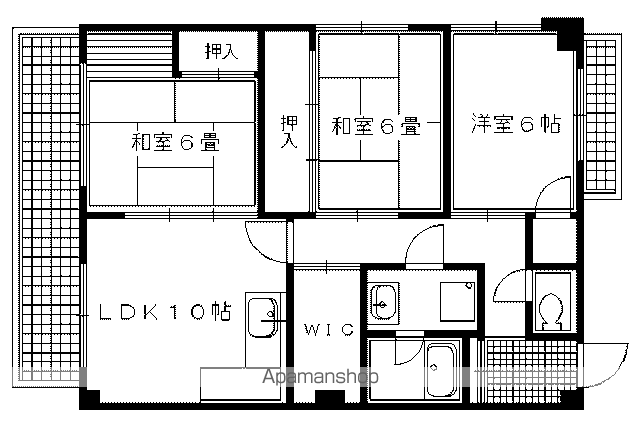 グレース北園の間取り写真