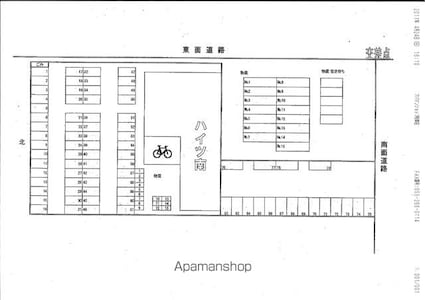 ハイツ南[2LDK/59.59m2]の配置図