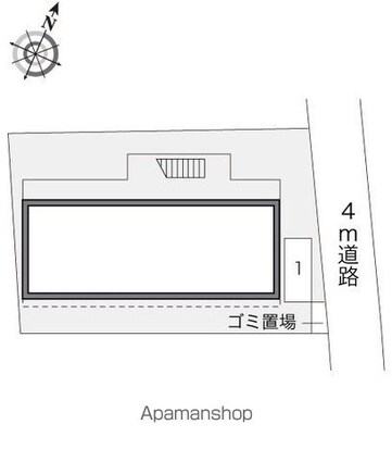 レオパレスイル　ソーレ[1K/19.87m2]の配置図
