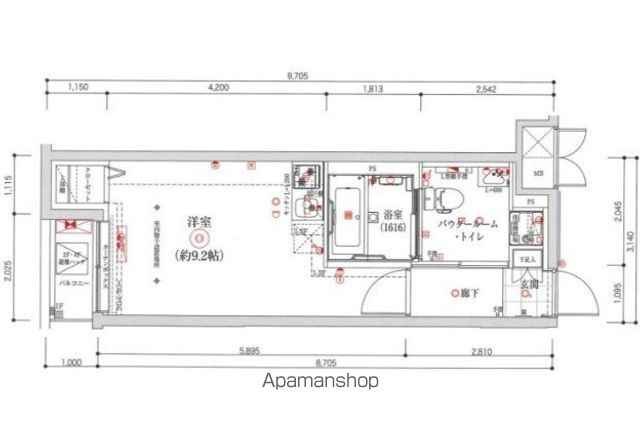 【中野区新井のマンションの間取り】