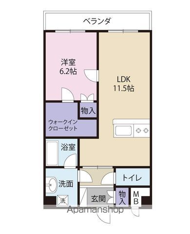 リーガパレスの間取り写真