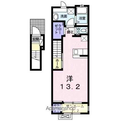 アムール　Ⅰ[1R/40.94m2]の間取図
