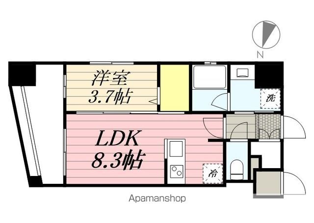 【ラクレイス香椎駅前の間取り】