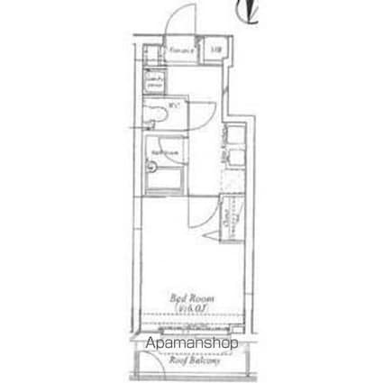 ＦＯＲＴＩＳ[1K/20.93m2]の間取図
