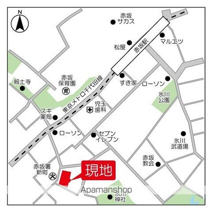 ストーリア赤坂[2LDK/70.22m2]の配置図