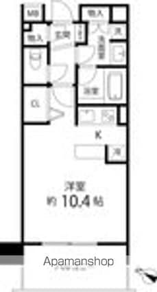グレイスコート志村三丁目[1R/33.48m2]の間取図