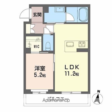 シャーメゾン神宮参道の間取り写真