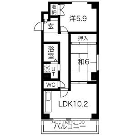 リバーサイドマンションパート2の間取り写真