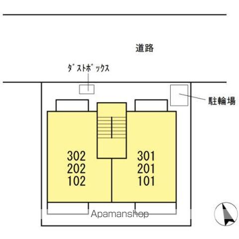 【昭島市朝日町のアパートの写真】