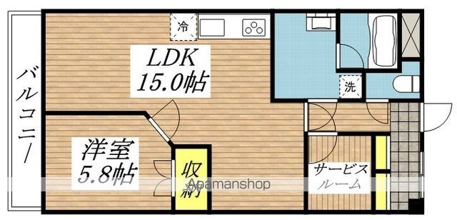 【グランポワールの間取り】