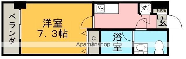 ライブコート泉の間取り写真