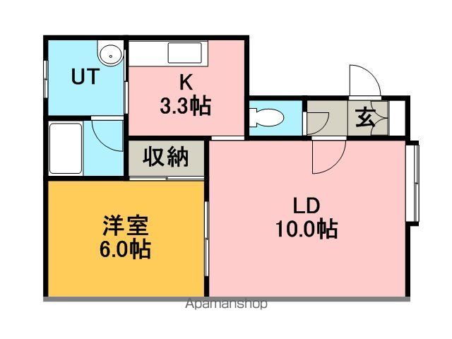 シャローム稲穂の間取り写真
