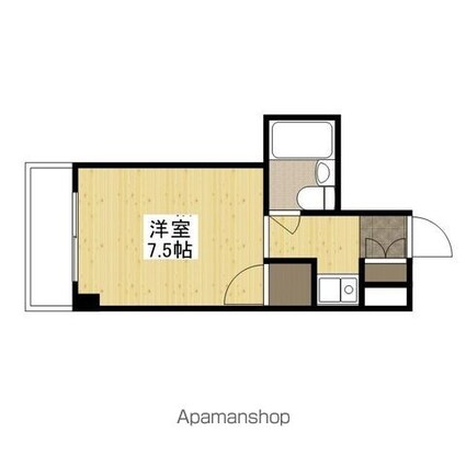 柴崎皆実町ビル[1R/15.6m2]の間取図