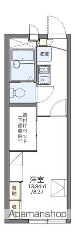 【レオパレス大和田の間取り】