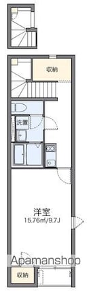 レオネクストやまとⅡ[1K/34.52m2]の間取図
