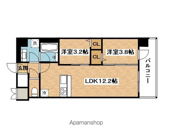 スプランディッド大阪EASTの間取り写真