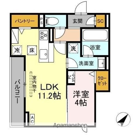 D CREST 草薙2丁目の間取り写真