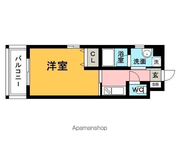 【エムティースクエア吉塚駅前の間取り】