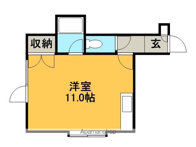 キャンパスサイドクリスタルの間取り写真