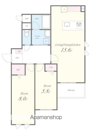 Ｓｔａｄｔ　Ｎｅｒｉｍａーｋａｓｕｇａｃｈｏ[2LDK/65.97m2]の間取図