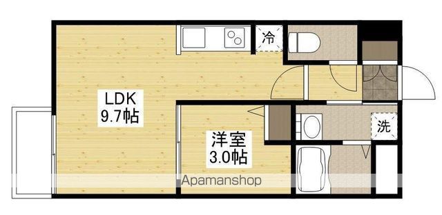 月光矢賀ソレイユサイド参番館の間取り写真