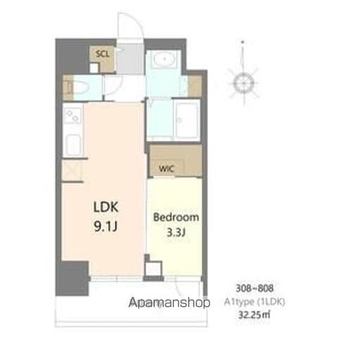 SーRESIDENCE松屋町ASENCEの間取り写真