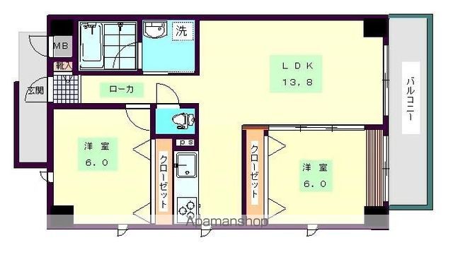 アルテクラビアの間取り写真
