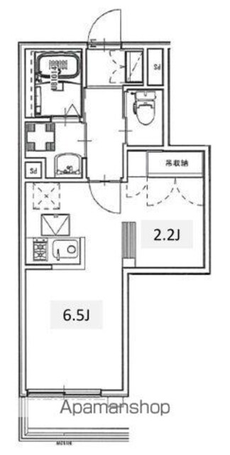ＦＡＩＲ世田谷桜[1R/24.63m2]の間取図
