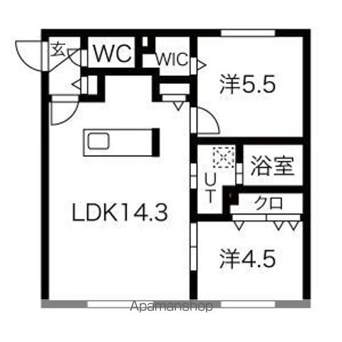 CREAMAISON東札幌SWの間取り写真