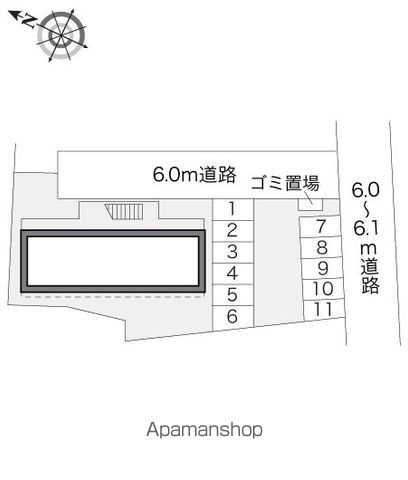 レオパレスラ・クレール 102 ｜ 山梨県甲府市国母３丁目10-2（賃貸アパート1K・1階・23.18㎡） その14