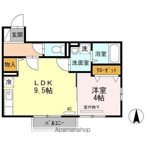 シャレーム田園の間取り写真