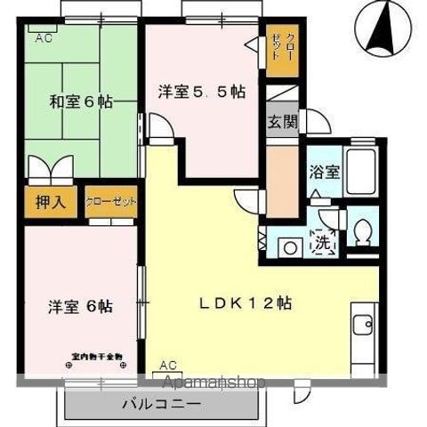 パインハイム Aの間取り写真