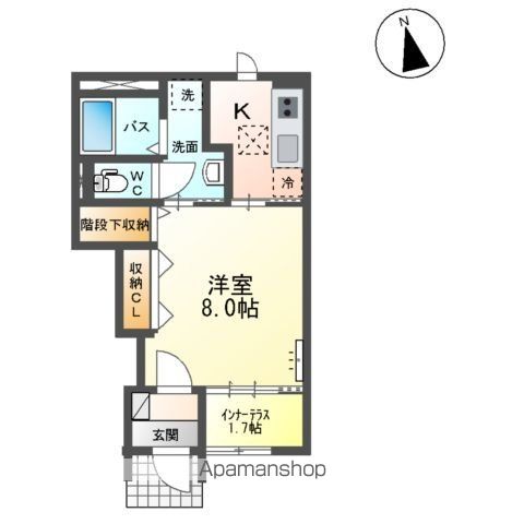 山形市南館4丁目アパートの間取り写真