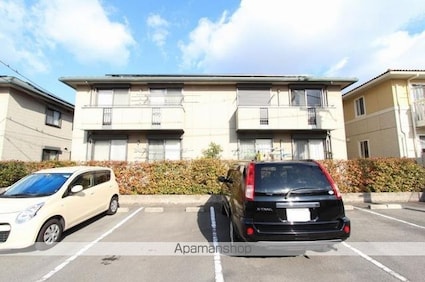 グリーンハイツ木太Ａ・Ｂ・Ｃ・Ｄ棟[2LDK/61.6m2]の駐車場