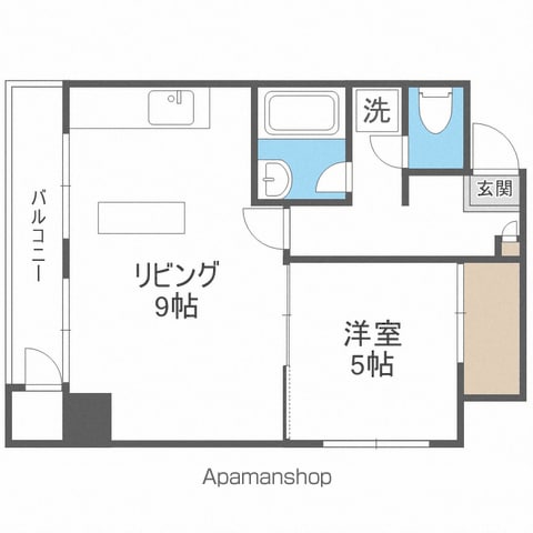 リベルティ大通の間取り写真