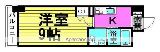 APRILE南森町の間取り写真