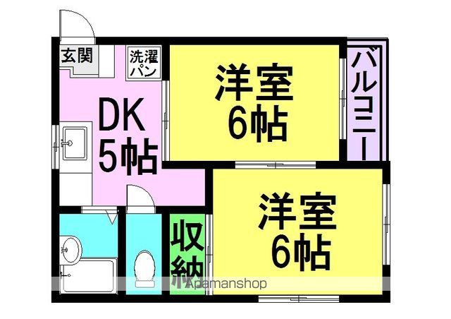 レオパレスアムールの間取り写真