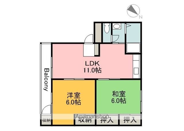CALM五日市三宅の間取り写真