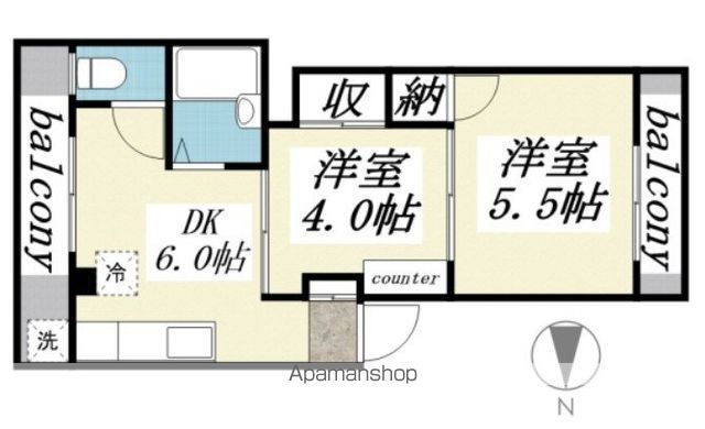 サンライズ高柳の間取り