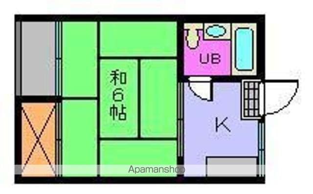 コーポ中川Iの間取り写真